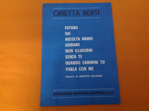 Spartito musicale otto canzoni - spartito,