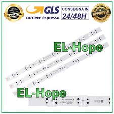 KIT 3 BARRE STRIP 7 LED TV LG 43" SVL430A61 43UK6500PLA 43UK6950PLB 43UK6750PLD