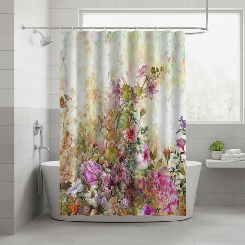 Tenda doccia floreale - tenda,