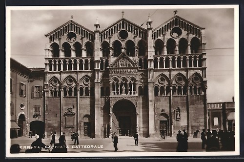 Cartolina ferrara cattedrale - cartolina,