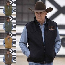 Gilet uomo western cowboy