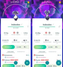 Indeedee Maschio e Femmina |