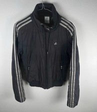 Giubbotto Piumino Adidas Nero Argento Taglia L Donna Women  Winter Cold Jacket
