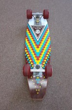 Element delphi skateboard corto rosso cecchino top in sughero piccolo raro usato