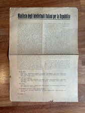 MANIFESTO DEGLI INTELLETTUALI