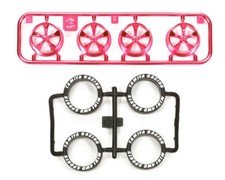 Cerchi Rosa con gomme basso