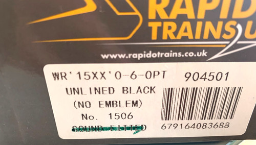 Rapido trains wr15 6 0 - trains,