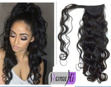 Clip coda di cavallo ondulata