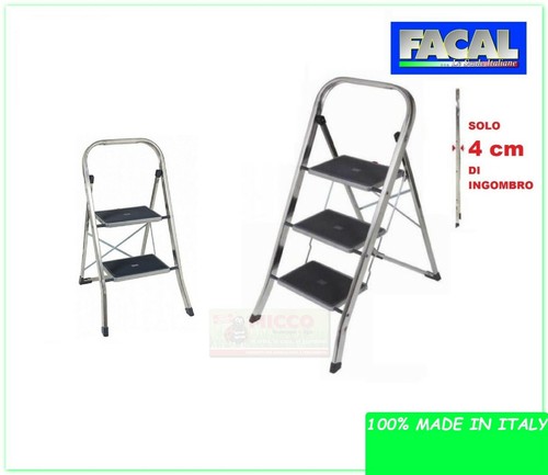 Scala sgabello alluminio 2 - in,