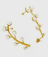 Perla Scalatore Orecchini Oro