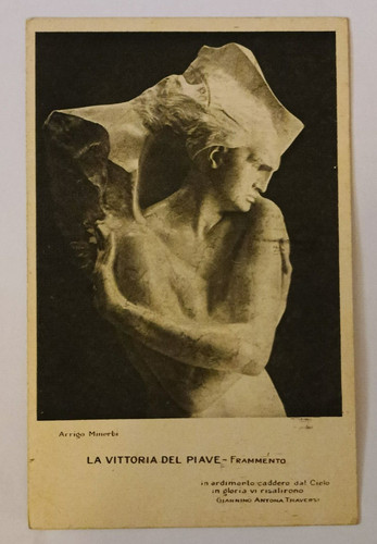 Cartolina militare vittoria - militare,