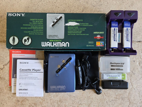 Sony ex674 walkman blu - walkman,