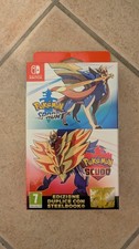 GIOCO POKEMON SPADA SCUDO EDIZIONE DUPLICE ITALIANA STEELBOOK NINTENDO SWITCH
