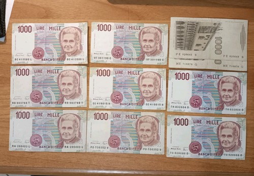1000 lire montessori tutti - , i