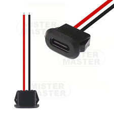 CONNETTORE USB TIPO-C DA INCASSO PRESA FEMMINA TIPO-C 2 POLI CON FILI