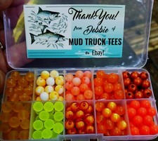 Perline da Pesca Premium Trota Salmone Steelhead Assortimento 8mm Scatola 10 Colori