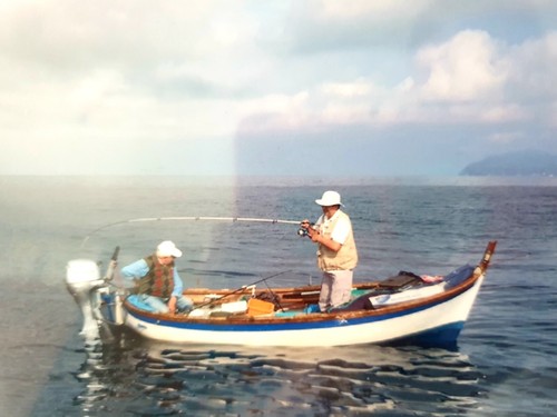 Barca gozzo ligure 30 con - m.,