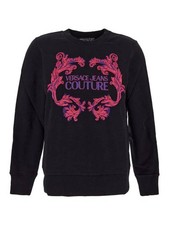 Felpa Donna Nero Versace jeans