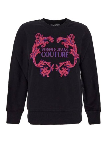 Felpa donna nero - felpa, versace