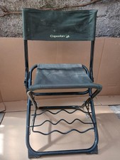 Sedia da pesca richiudibile con porta canne sotto