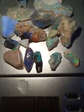 OPALE NATURALE GREZZO ★ Lightning Ridge ★  Multicolor Rubs ★ 50 Ct ★