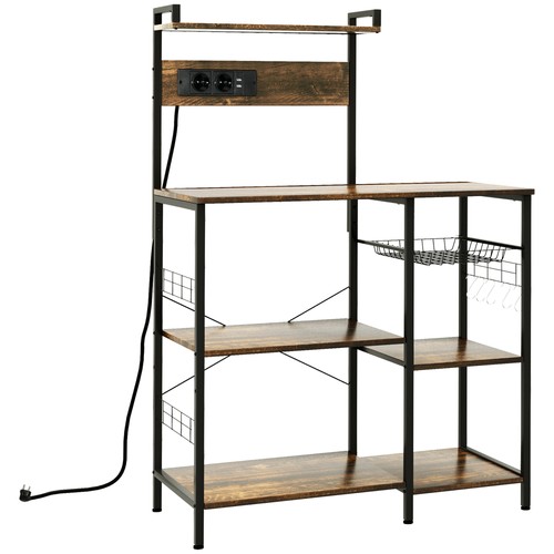 Homcom scaffale cucina - scaffale,