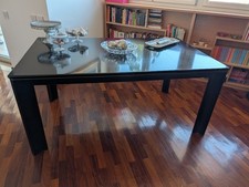 tavolo allungabile usato Molteni Mou laccato nero opaco