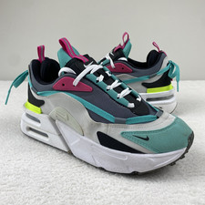 Scarpe da donna NIKE 'Air Max Furyosa' taglia 10 sneaker casual colorate color magenta verde acqua
