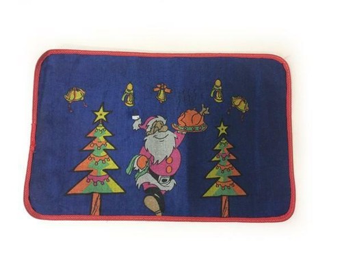 Tappeto zerbino natale blu - tappeto, di