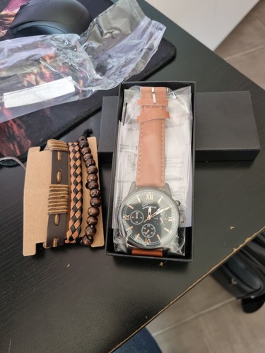 Men quartz watch - quartz, and