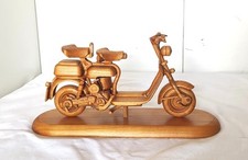 Modellino LAMBRETTA LD 1951 scala 1:9 Legno di Ciliegio fatta a mano in Italia