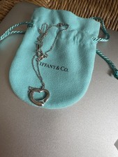 Collana Pendente Heart Tag Tiffany in argento Elsa Peretti