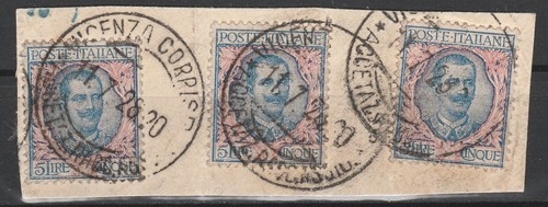 1901 floreale 3 esemplari - 1901,
