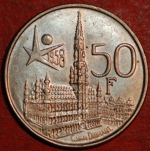 Belgio franchi 1958 - franchi,