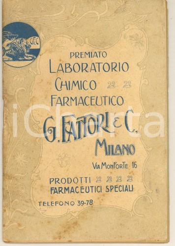 1910 milano laboratorio - 1910,