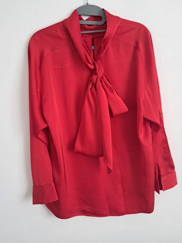 Massimo dutti red silk - massimo,