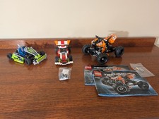 LEGO Technic Lotto: Modello: 9392 Quad Bike, 8256 Super Kart e 5763 - Completo