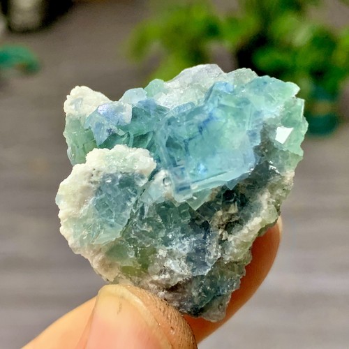 36g rare blue green fluorite - rare,