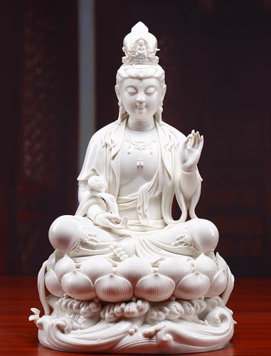 Statua fiore loto - statua, di