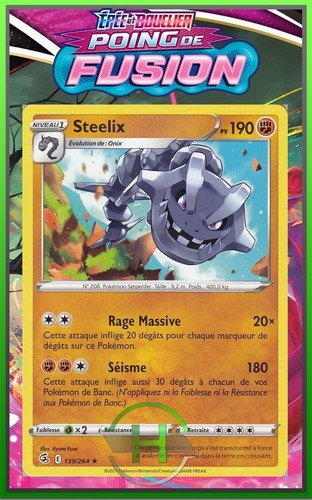 Steelix eb08 poing de - de, fusion