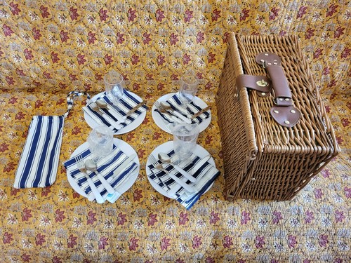 Cestino picnic vimini - picnic,