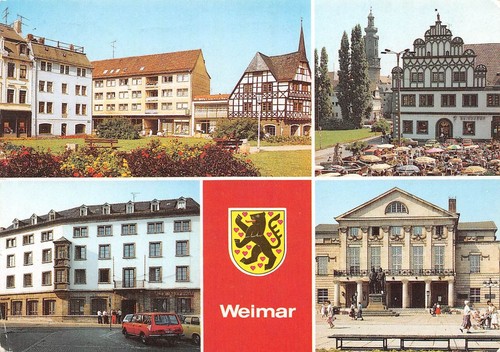 Cartolina multifoto weimar - cartolina,