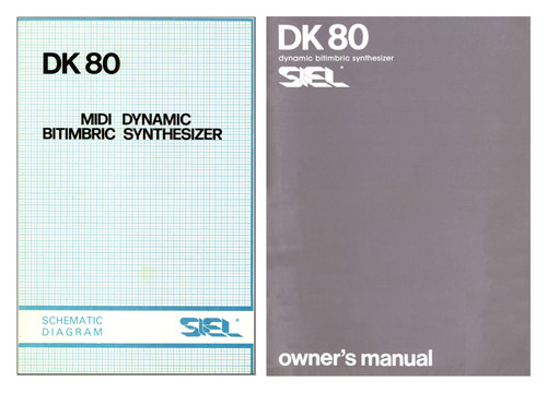 Siel dk80 service manual - service,