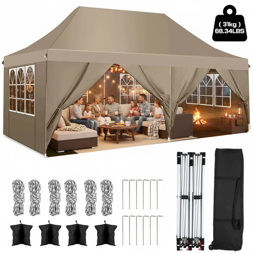 Gazebo 3x6m struttura in - 3x6m,,