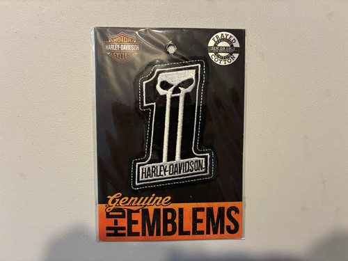 Patch teschio harley davidson - teschio,