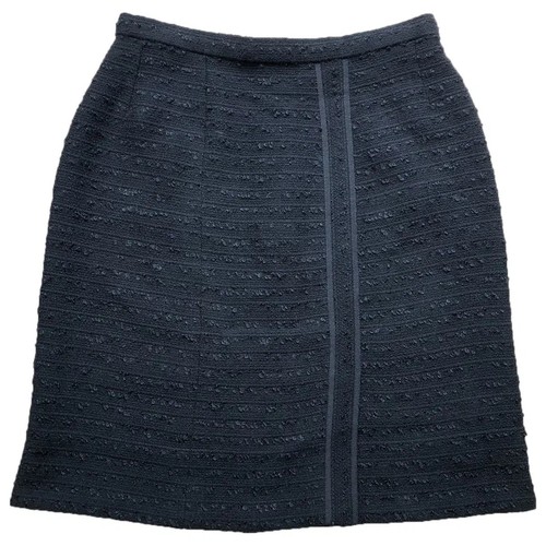 Gonna lana boucle nera - boucle,