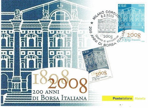 Italia 2008 200 anni borsa - 200,