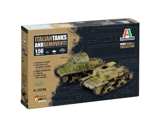 Italeri italian tanks - 1/56,