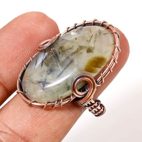 Anello rame con - con, pietre