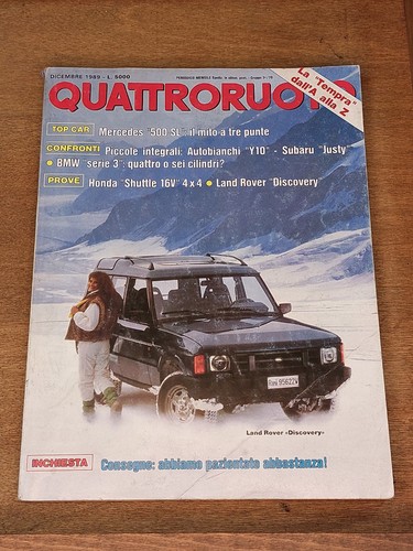 Quattroruote dicembre 1989 - quattroruote,